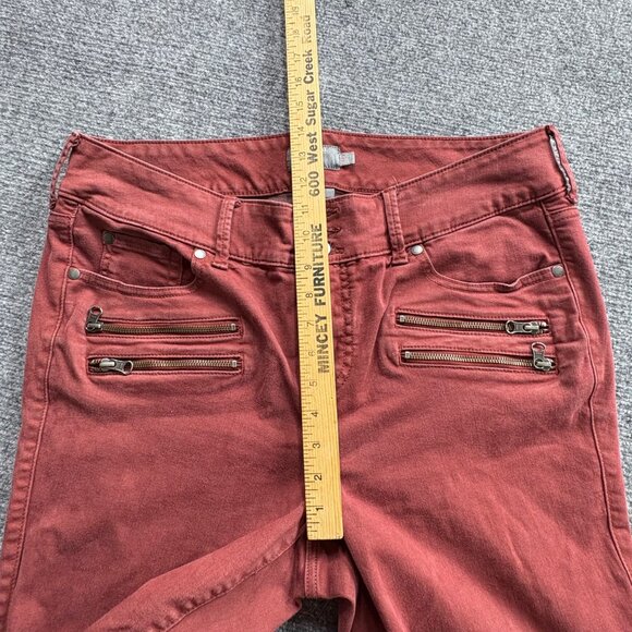 Torrid Jeggings Womens 18R Rust Zipper Accents Super Soft Skinny Jeans Moto Tech - Picture 14 of 16